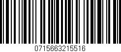Código de barras (EAN, GTIN, SKU, ISBN): '0715663215516'