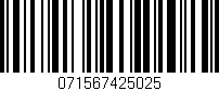 Código de barras (EAN, GTIN, SKU, ISBN): '071567425025'