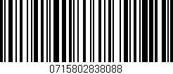 Código de barras (EAN, GTIN, SKU, ISBN): '0715802838088'
