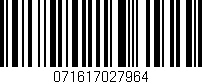 Código de barras (EAN, GTIN, SKU, ISBN): '071617027964'