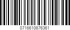 Código de barras (EAN, GTIN, SKU, ISBN): '0716610876361'