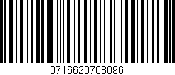 Código de barras (EAN, GTIN, SKU, ISBN): '0716620708096'