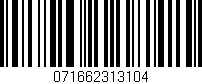 Código de barras (EAN, GTIN, SKU, ISBN): '071662313104'