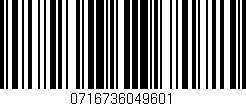 Código de barras (EAN, GTIN, SKU, ISBN): '0716736049601'