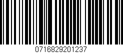 Código de barras (EAN, GTIN, SKU, ISBN): '0716829201237'