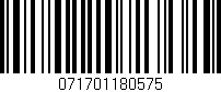 Código de barras (EAN, GTIN, SKU, ISBN): '071701180575'