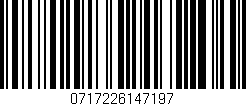 Código de barras (EAN, GTIN, SKU, ISBN): '0717226147197'