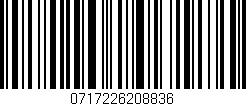 Código de barras (EAN, GTIN, SKU, ISBN): '0717226208836'