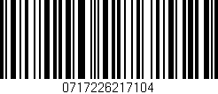 Código de barras (EAN, GTIN, SKU, ISBN): '0717226217104'