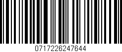 Código de barras (EAN, GTIN, SKU, ISBN): '0717226247644'