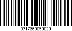 Código de barras (EAN, GTIN, SKU, ISBN): '0717669853020'