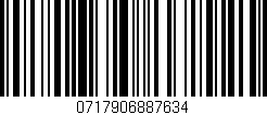 Código de barras (EAN, GTIN, SKU, ISBN): '0717906887634'