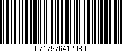Código de barras (EAN, GTIN, SKU, ISBN): '0717976412989'
