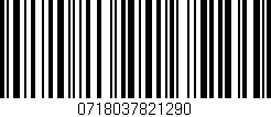 Código de barras (EAN, GTIN, SKU, ISBN): '0718037821290'