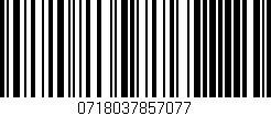 Código de barras (EAN, GTIN, SKU, ISBN): '0718037857077'