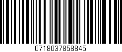 Código de barras (EAN, GTIN, SKU, ISBN): '0718037858845'
