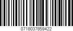Código de barras (EAN, GTIN, SKU, ISBN): '0718037859422'