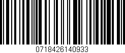 Código de barras (EAN, GTIN, SKU, ISBN): '0718426140933'
