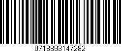 Código de barras (EAN, GTIN, SKU, ISBN): '0718893147282'