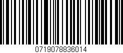 Código de barras (EAN, GTIN, SKU, ISBN): '0719078836014'