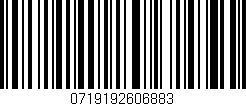 Código de barras (EAN, GTIN, SKU, ISBN): '0719192606883'