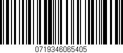 Código de barras (EAN, GTIN, SKU, ISBN): '0719346065405'