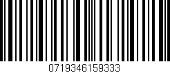Código de barras (EAN, GTIN, SKU, ISBN): '0719346159333'
