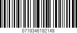 Código de barras (EAN, GTIN, SKU, ISBN): '0719346192149'