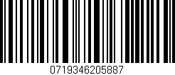 Código de barras (EAN, GTIN, SKU, ISBN): '0719346205887'