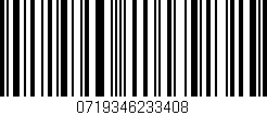 Código de barras (EAN, GTIN, SKU, ISBN): '0719346233408'