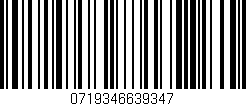 Código de barras (EAN, GTIN, SKU, ISBN): '0719346639347'