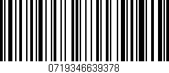 Código de barras (EAN, GTIN, SKU, ISBN): '0719346639378'