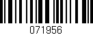 Código de barras (EAN, GTIN, SKU, ISBN): '071956'