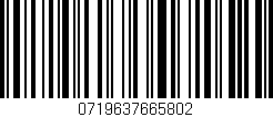 Código de barras (EAN, GTIN, SKU, ISBN): '0719637665802'