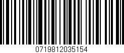 Código de barras (EAN, GTIN, SKU, ISBN): '0719812035154'