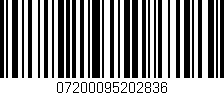 Código de barras (EAN, GTIN, SKU, ISBN): '07200095202836'