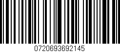 Código de barras (EAN, GTIN, SKU, ISBN): '0720693692145'