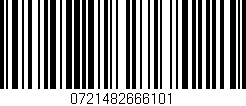 Código de barras (EAN, GTIN, SKU, ISBN): '0721482666101'