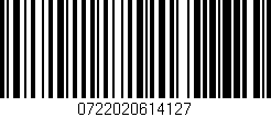 Código de barras (EAN, GTIN, SKU, ISBN): '0722020614127'