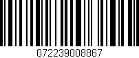 Código de barras (EAN, GTIN, SKU, ISBN): '072239008867'