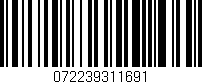Código de barras (EAN, GTIN, SKU, ISBN): '072239311691'