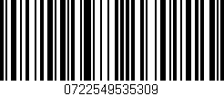 Código de barras (EAN, GTIN, SKU, ISBN): '0722549535309'