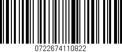 Código de barras (EAN, GTIN, SKU, ISBN): '0722674110822'