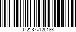 Código de barras (EAN, GTIN, SKU, ISBN): '0722674120166'