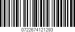 Código de barras (EAN, GTIN, SKU, ISBN): '0722674121293'