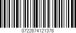 Código de barras (EAN, GTIN, SKU, ISBN): '0722674121378'
