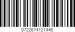 Código de barras (EAN, GTIN, SKU, ISBN): '0722674121446'