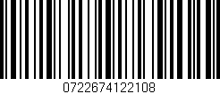 Código de barras (EAN, GTIN, SKU, ISBN): '0722674122108'