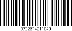 Código de barras (EAN, GTIN, SKU, ISBN): '0722674211048'