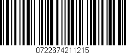 Código de barras (EAN, GTIN, SKU, ISBN): '0722674211215'